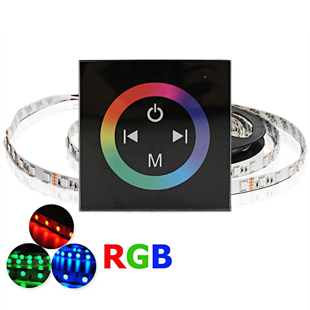 Smart Touch Panel Dimmer RGB LED Controller DC 12V 24V 4Ax3 Channel 64 Colors LED Controller for RGB LED Strips Panel Lights
Smart Touch Panel Dimmer RGB LED Controller DC 12V 24V 4Ax3 Channel 64 Colors LED Controller for RGB LED Strips Panel Lights