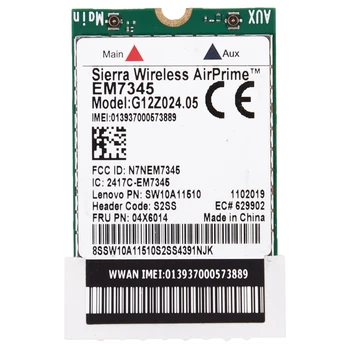 GOBI5000 EM7345 LTE FRU 00JT511 ThinkPad 10 Tablet TP 10 WWAN HSPA+ 42Mbps 4G Module NGFF
GOBI5000 EM7345 LTE FRU 00JT511 ThinkPad 10 Tablet TP 10 WWAN HSPA+ 42Mbps 4G Module NGFF