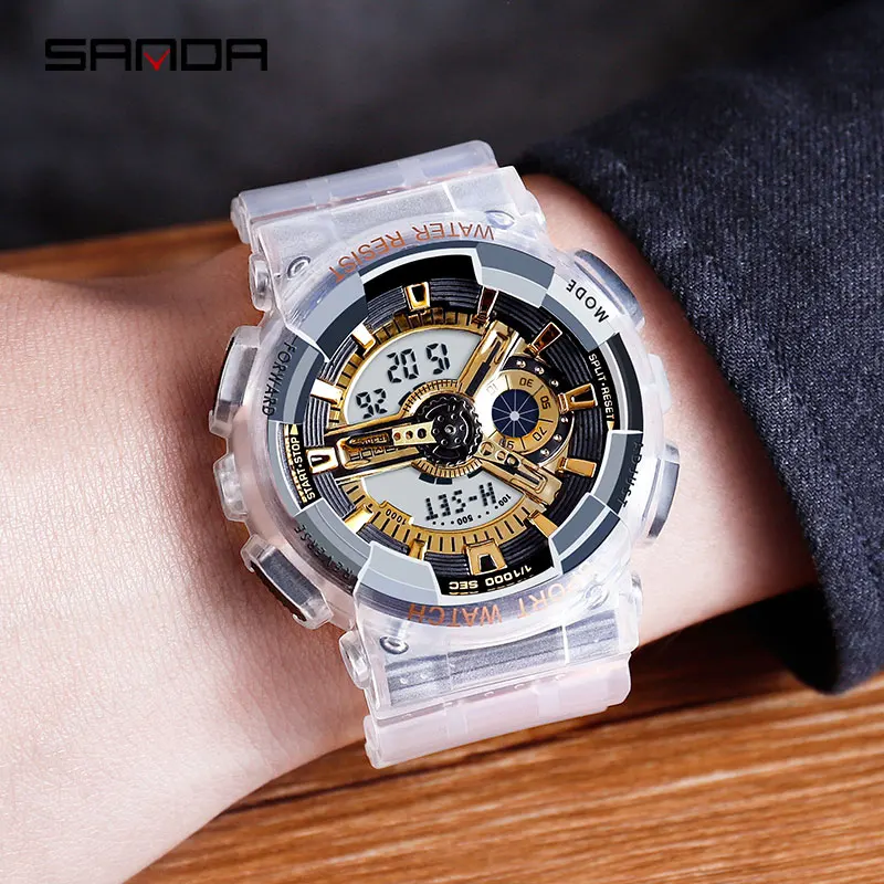 SANDA Women Watches Ladie Watches Women Sports Watches Waterproof Quartz Dual Display Watches reloj mujer relogio feminino
SANDA Women Watches Ladie Watches Women Sports Watches Waterproof Quartz Dual Display Watches reloj mujer relogio feminino