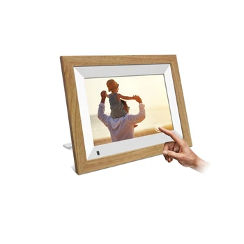 Intelligent android Display wooden Smart Digital Photo frame 10inch with wifi touch screen
Intelligent android Display wooden Smart Digital Photo frame 10inch with wifi touch screen