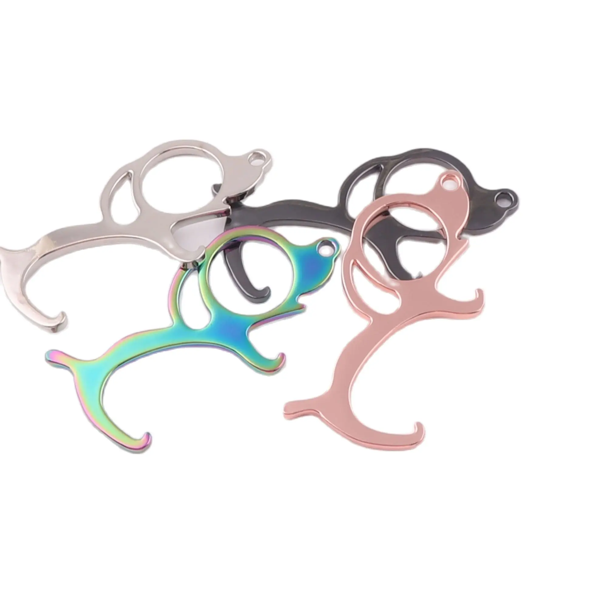 Dog Door Opener Sturdy smooth Keychain Door Puller Zinc alloy Button Pusher Seahorse Touch-Free Keychain Contactless
Dog Door Opener Sturdy smooth Keychain Door Puller Zinc alloy Button Pusher Seahorse Touch-Free Keychain Contactless