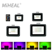 2021 Latest RGB LED Flood Light 20W 30W 50W 100W Outdoor RGB Floodlight Spotlight IP68 LED Wall Washer Light With Remote Control 2021 Latest RGB LED Flood Light 20W 30W 50W 100W Outdoor RGB Floodlight Spotlight IP68 LED Wall Washer Light With Remote Control