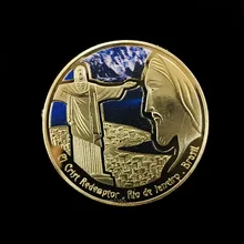 Commemorative Coin for The Statue of Jesus Christ's Servant Statue Commemorative Coin for The Statue of Christ In Brazil Coins
Commemorative Coin for The Statue of Jesus Christ's Servant Statue Commemorative Coin for The Statue of Christ In Brazil Coins