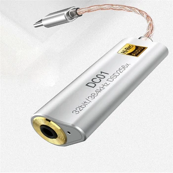 For iBasso Headphone Amplifier Adapter DC01 DC02 USB DAC for Android Phone PC Tablets 2.5mm/3.5mm HiFi HiRes Accessories
For iBasso Headphone Amplifier Adapter DC01 DC02 USB DAC for Android Phone PC Tablets 2.5mm/3.5mm HiFi HiRes Accessories