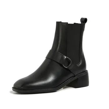 2020 New Fashion Comfortable Genuine Leather Women's Ankle Boots Elegant Square Toe Thick Heels Shoes Party Casual Shoes Woman
2020 New Fashion Comfortable Genuine Leather Women's Ankle Boots Elegant Square Toe Thick Heels Shoes Party Casual Shoes Woman