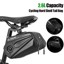 2.6L Bicycle Saddlebag PU/EVA Hard Shell Waterproof Reflective Bike Under Seat Bag Adjustable Tail Bag Cycling Night Ride Travel
2.6L Bicycle Saddlebag PU/EVA Hard Shell Waterproof Reflective Bike Under Seat Bag Adjustable Tail Bag Cycling Night Ride Travel