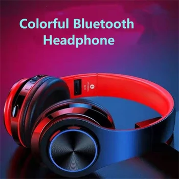 Bluetooth Headset Head-Mounted Colorful Light Wireless Headset Support Card/Cable/Bluetooth Mode,Power Display,Call Function
Bluetooth Headset Head-Mounted Colorful Light Wireless Headset Support Card/Cable/Bluetooth Mode,Power Display,Call Function