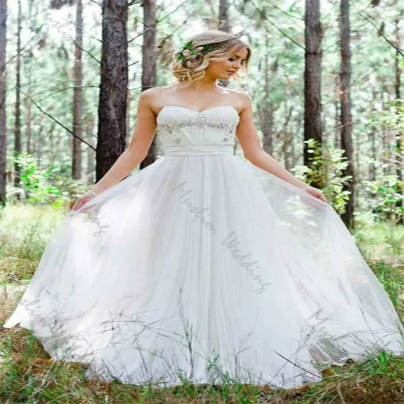 Forset Boho Wedding Dress Spaghetti Straps Full Length Beaded Chiffon Beach Wedding Dress 2020 Backless Cheap Women Bridal Gown
Forset Boho Wedding Dress Spaghetti Straps Full Length Beaded Chiffon Beach Wedding Dress 2020 Backless Cheap Women Bridal Gown