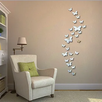 3 Colors New butterfly Frame Wall Clock Mirror Surface Wall Stickers Children Bedroom 3D DIY Wall Decoration Detachable Art
3 Colors New butterfly Frame Wall Clock Mirror Surface Wall Stickers Children Bedroom 3D DIY Wall Decoration Detachable Art
