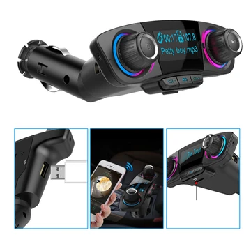 Car Handsfree Wireless Bluetooth MP3 Player Transmitter Kit LED Car MP3 Player USB Charger Support TF Card Quality Accessories
Car Handsfree Wireless Bluetooth MP3 Player Transmitter Kit LED Car MP3 Player USB Charger Support TF Card Quality Accessories
