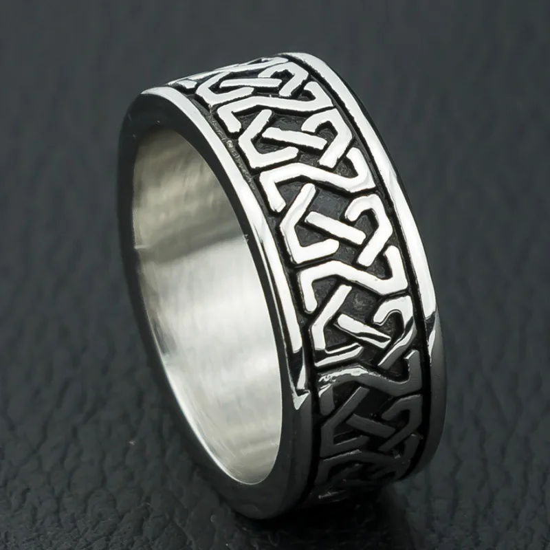 Vintage Stainless Steel Viking Ringen Ring Men Steampunk Man Gothic Retro Trendsetter Decorate Kell Casting Carving Boho Male 
Vintage Stainless Steel Viking Ringen Ring Men Steampunk Man Gothic Retro Trendsetter Decorate Kell Casting Carving Boho Male