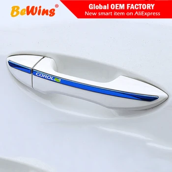 Car styling For 14-18 Corolla modified handle trim strip new Corolla external handle stick external trim modified bright strip 
Car styling For 14-18 Corolla modified handle trim strip new Corolla external handle stick external trim modified bright strip