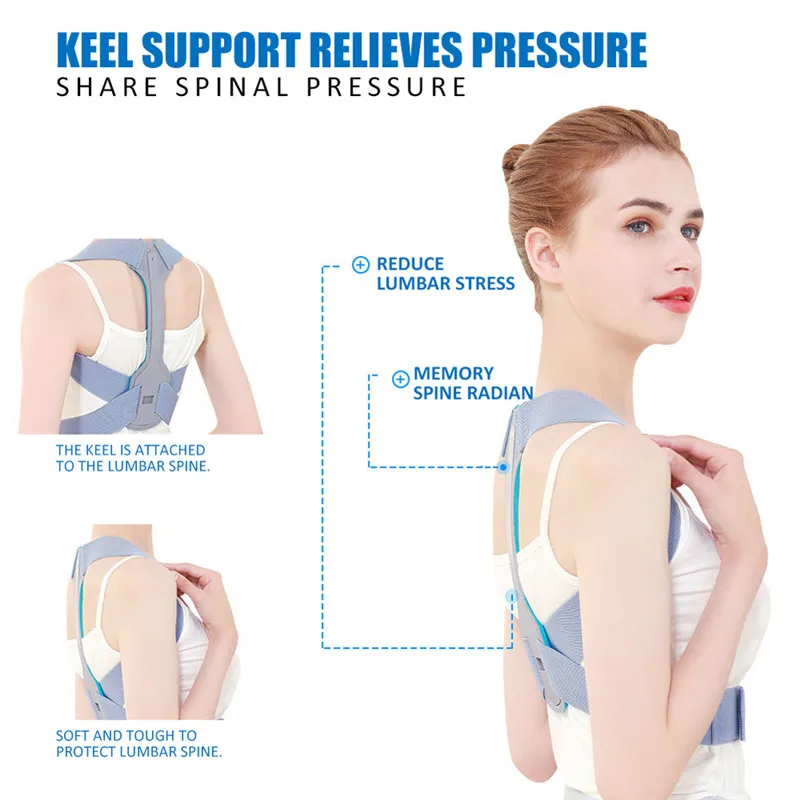 Back Straightener for Women, Posture Corrector for Women Men, Free from Shoulder pain Back Straightener for Women, Posture Corrector for Women Men, Free from Shoulder pain