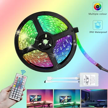RGB 5050 Remote Control LED Strip Light DC12V 5M/10M/15M Waterproof Flexible Led Light Strip for Home Garden Decoration
RGB 5050 Remote Control LED Strip Light DC12V 5M/10M/15M Waterproof Flexible Led Light Strip for Home Garden Decoration