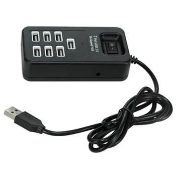 7 Port USB 2.0 HUB Expansion High Speed Splitter Extender Adapter Cable Black for for PC Computer
7 Port USB 2.0 HUB Expansion High Speed Splitter Extender Adapter Cable Black for for PC Computer