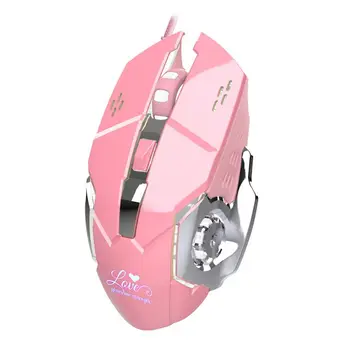 Pink Gaming Wired Mouse Stylish 3200dpi Cool Backlight Mice for Office/Games Girl Gifts 
Pink Gaming Wired Mouse Stylish 3200dpi Cool Backlight Mice for Office/Games Girl Gifts