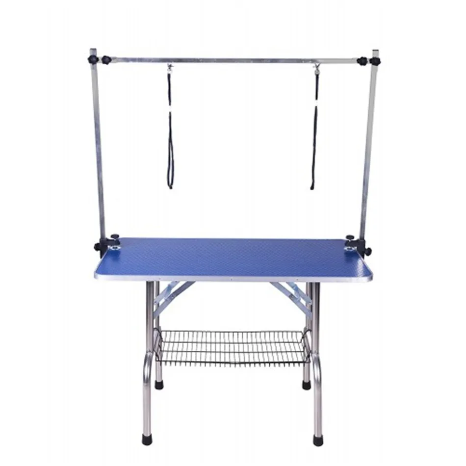 Stable Foldable Stainless Steel Pet Grooming Table for Small Pet Portable Operating Table Rubber Surface Bath Desk Blue Pink
Stable Foldable Stainless Steel Pet Grooming Table for Small Pet Portable Operating Table Rubber Surface Bath Desk Blue Pink