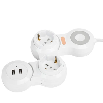 Power Strip Deformation 2 Concave Jack 10A USB Charging Safety smart plug tomada inteligente enchufe EU Plug 220V-250V
Power Strip Deformation 2 Concave Jack 10A USB Charging Safety smart plug tomada inteligente enchufe EU Plug 220V-250V