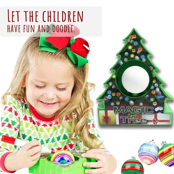 DIY Christmas Tree Rotate Drawing Ball Set Electric Painting Machine Christmas Decoration Kids Electric Toys for Children Gift
DIY Christmas Tree Rotate Drawing Ball Set Electric Painting Machine Christmas Decoration Kids Electric Toys for Children Gift