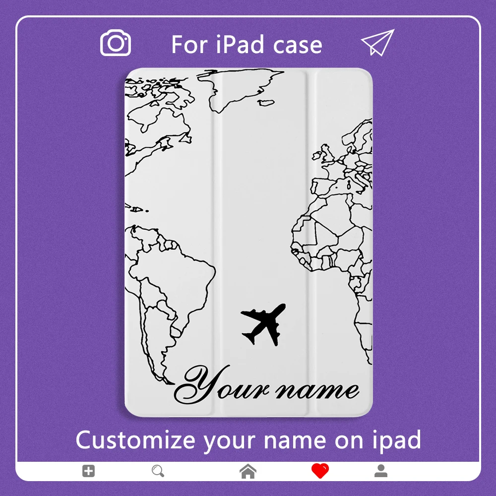 World Map Custom Name Case for ipad Mini 2 3 4 5 Cute PU Leather Cover Travel Hard Back Cases For Air 2 3 12.9 inch pro 2018
World Map Custom Name Case for ipad Mini 2 3 4 5 Cute PU Leather Cover Travel Hard Back Cases For Air 2 3 12.9 inch pro 2018