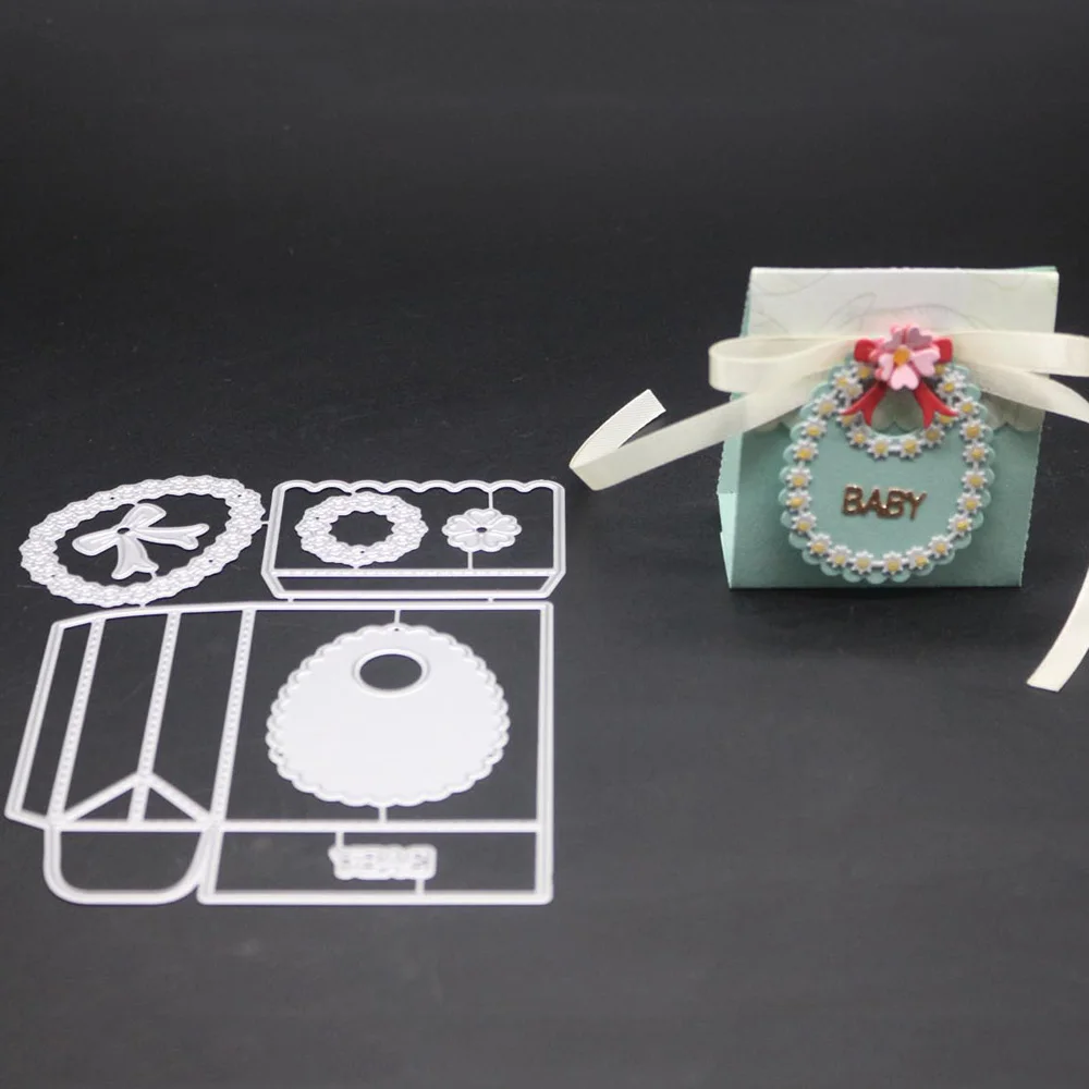 gift boxes metal cutting dies baby letter stamps