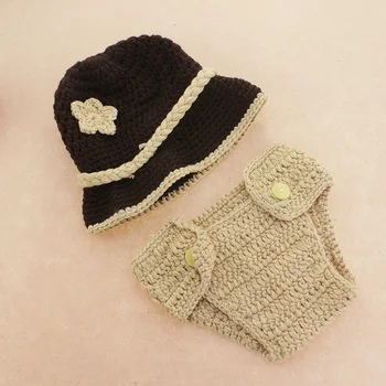 Baby Suit Photography outfit Knitted Yarn Cartoon Cowboy Splicing Color Infant Soft Taking Photo Prop
Baby Suit Photography outfit Knitted Yarn Cartoon Cowboy Splicing Color Infant Soft Taking Photo Prop
