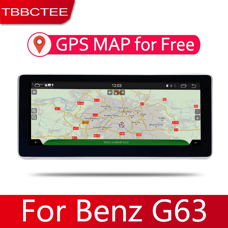 10 25 HD 1080P ips ЖК-экран Android 8 ядерный для Mercedes Benz G63 2012 ~ 2017 Автомагнитола BT 3G4G AUX USB gps Navi