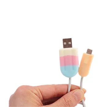 Lovely Ice Cream Cable Protector Charger USB Cable Winder For Apple IPhone For Smartphone cable Protect decoration
Lovely Ice Cream Cable Protector Charger USB Cable Winder For Apple IPhone For Smartphone cable Protect decoration