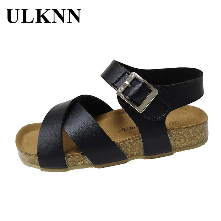 

ULKNN CHILDREN'S Sandals Products Medium-small Anti-slip Baby Cosy Girl Summer Sandals For Boys students school Kid's Shoes