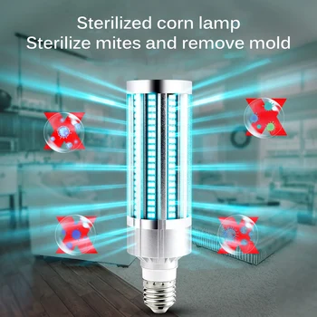 Remote Control UV Sterilizer UVC Germicidal Lamp 60W E27 LED Bulb Ultraviolet Desinfection Bactericidal Lamp Mite Light for Home
Remote Control UV Sterilizer UVC Germicidal Lamp 60W E27 LED Bulb Ultraviolet Desinfection Bactericidal Lamp Mite Light for Home