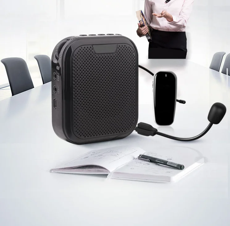 12W Voice Amplifier Portable Mini with Sound-amplifying Music Playing Wired Microphone Headset for Classroom and Meetings
12W Voice Amplifier Portable Mini with Sound-amplifying Music Playing Wired Microphone Headset for Classroom and Meetings