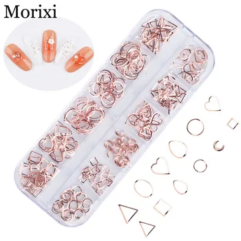 12 gird/box mix shapes Nail Rivets rose gold round cross moon star Triangle Square Studs Copper Beads nail art decoration MZ014
12 gird/box mix shapes Nail Rivets rose gold round cross moon star Triangle Square Studs Copper Beads nail art decoration MZ014