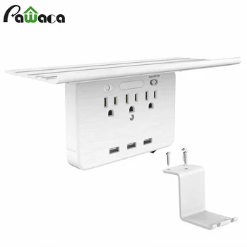 Rotating Wall Outlet Extender Switch Socket Rack 6 Electrical Outlet Extenders 2 USB Charging Ports Removable Built-In Shelf
Rotating Wall Outlet Extender Switch Socket Rack 6 Electrical Outlet Extenders 2 USB Charging Ports Removable Built-In Shelf