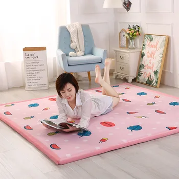 

Japanese Style Tatami Carpet Kids Room Climbed Area Rugs Child Bedroom Play Crawl Carpets 3CM Thicken Home Large Floor Mat/Rug