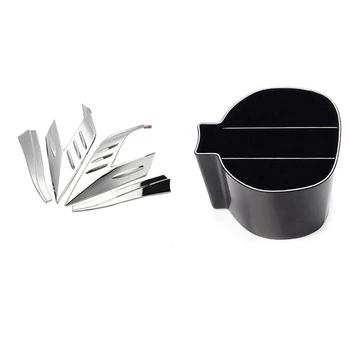 4PCS Chrome Rear Tail Light Lamp Cover Trim FIT for Toyota RAV4 2019-2020 & 1x Car Cup Holder Storage Box
4PCS Chrome Rear Tail Light Lamp Cover Trim FIT for Toyota RAV4 2019-2020 & 1x Car Cup Holder Storage Box