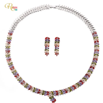 Rainbamabom 925 Solid Sterling Silver Mystic Rainbow Topaz Created Moissanite Earrings/Necklace Wedding Engagement Jewelry Set
Rainbamabom 925 Solid Sterling Silver Mystic Rainbow Topaz Created Moissanite Earrings/Necklace Wedding Engagement Jewelry Set