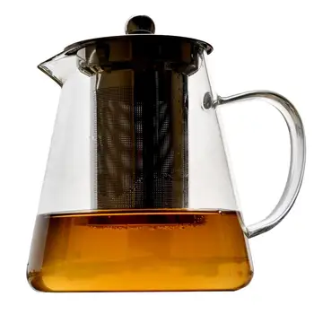 Glass Teapot 550ml/950ml Heat Resistant Flower Tea Pot with stainless steel Infuser tea set handmade teaware kettle Soak ware
Glass Teapot 550ml/950ml Heat Resistant Flower Tea Pot with stainless steel Infuser tea set handmade teaware kettle Soak ware