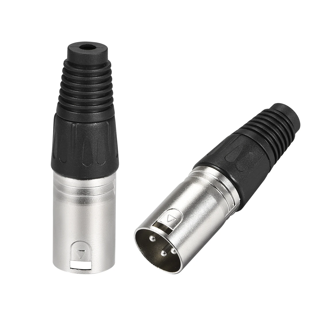 uxcell 2pcs 3-Pin XLR Connector,Microphone Mic Cable Plug Adapter Connector, Male Silver Black
uxcell 2pcs 3-Pin XLR Connector,Microphone Mic Cable Plug Adapter Connector, Male Silver Black