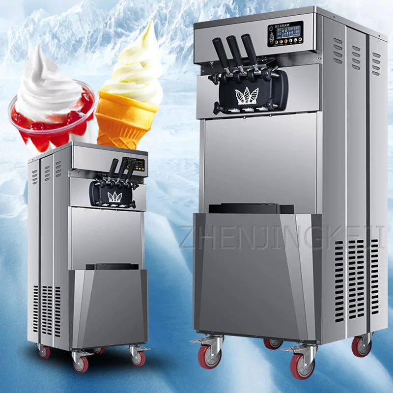 Commercial Ice Cream Machine 48L/H Output Ice Cream Maker Double Compressor Vertical Sweet Cone Freezing Equipment 220V/3800W
Commercial Ice Cream Machine 48L/H Output Ice Cream Maker Double Compressor Vertical Sweet Cone Freezing Equipment 220V/3800W