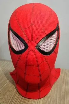 New Avengers 3 Infinity War Spiderman Mask Cosplay Iron Spiderman Latex Red Mask Full Head Masks Halloween Costume Props 
New Avengers 3 Infinity War Spiderman Mask Cosplay Iron Spiderman Latex Red Mask Full Head Masks Halloween Costume Props