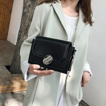 Fashion PU Leather Women's Handbags Small Flap Crossbody Bags Shoulder Messenger Bag Design 2020 New Chain Buckle Bag Female
Fashion PU Leather Women's Handbags Small Flap Crossbody Bags Shoulder Messenger Bag Design 2020 New Chain Buckle Bag Female