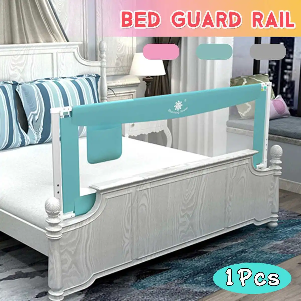 Adjustable Baby Bed Fence Safety Gate Barrier for Bed Crib Rail Side Protector Security Fencing Children Guardrail Kids Playpen 
Adjustable Baby Bed Fence Safety Gate Barrier for Bed Crib Rail Side Protector Security Fencing Children Guardrail Kids Playpen