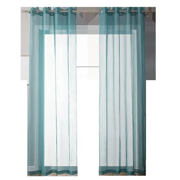 2019 Semitransparent Solid Color Curtain with Grommet for Home Living Room Decoration Perforated Gauze Curtains
2019 Semitransparent Solid Color Curtain with Grommet for Home Living Room Decoration Perforated Gauze Curtains