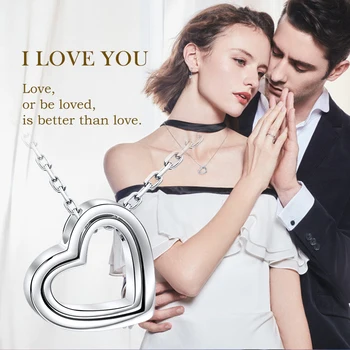 StrollGirl 925 sterling silver double heart shape pendant chain I love you necklace for woman fashion 2020 jewelry lover gifts
StrollGirl 925 sterling silver double heart shape pendant chain I love you necklace for woman fashion 2020 jewelry lover gifts