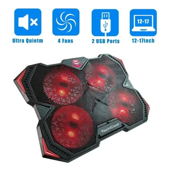 Game LED 4-Fan Advanced For Laptop Notebook Cooler Cooling Pad Stand Dual USB Red
Game LED 4-Fan Advanced For Laptop Notebook Cooler Cooling Pad Stand Dual USB Red