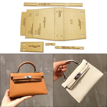 DIY Leather Craft Tools Shoulder Bag Messenger Bag Acrylic Template Drawing Kraft Paper Mold Sewing Design Pattern
DIY Leather Craft Tools Shoulder Bag Messenger Bag Acrylic Template Drawing Kraft Paper Mold Sewing Design Pattern