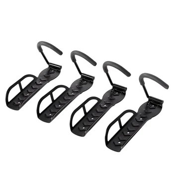 4 Pack Bike Rack Storage Wall Mount Bicycle Hanger Hook for Indoor Garage Shed,Black
4 Pack Bike Rack Storage Wall Mount Bicycle Hanger Hook for Indoor Garage Shed,Black