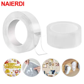 NAIERDI 1/2/3/5M Nano Magic Tape Double Sided Tape Reusable Transparent No Trace Waterproof Adhesive Tape Glue Cleanable
NAIERDI 1/2/3/5M Nano Magic Tape Double Sided Tape Reusable Transparent No Trace Waterproof Adhesive Tape Glue Cleanable