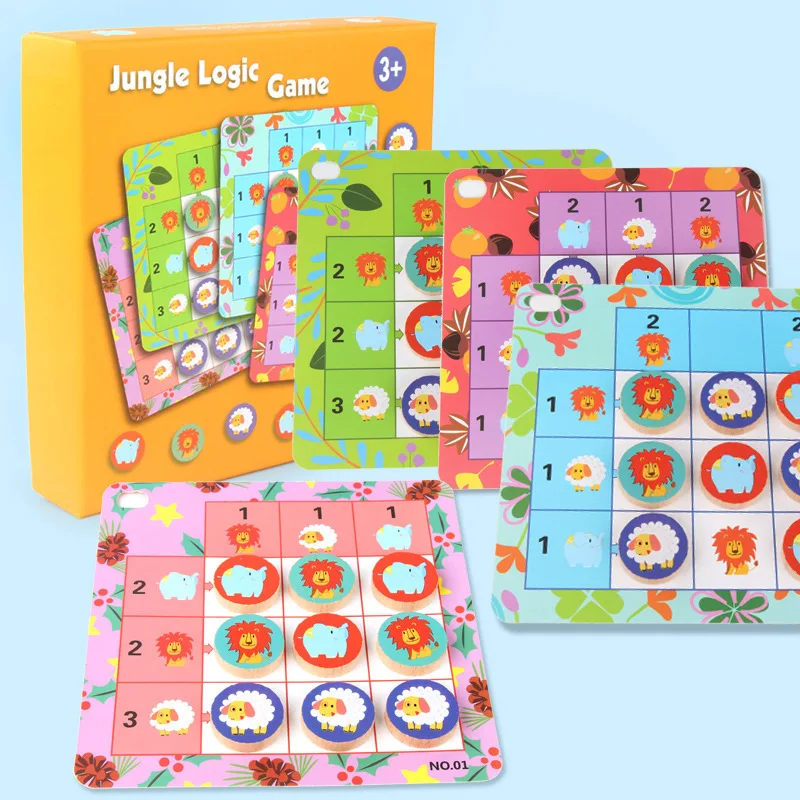 Duo lai Animal Logic Game (Sudoku) Mg18 Children'S Educational Tabletop Toys Board Game Parent And Child 0.6
Duo lai Animal Logic Game (Sudoku) Mg18 Children'S Educational Tabletop Toys Board Game Parent And Child 0.6