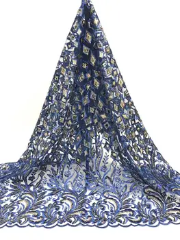 Navy blue2020 Latest African Sequence Lace For Wedding Dresses Nigerian African Tulle Lace Fabric With 3d Sequins 5 Yards/pieces
Navy blue2020 Latest African Sequence Lace For Wedding Dresses Nigerian African Tulle Lace Fabric With 3d Sequins 5 Yards/pieces